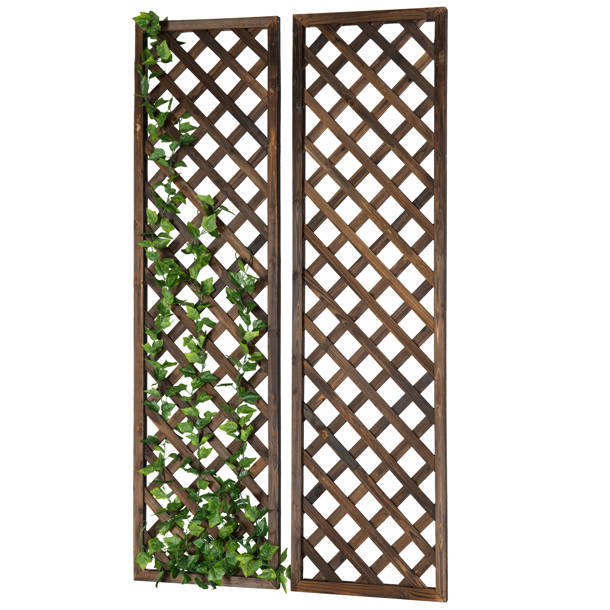 Gracie Oaks Nderim 24'' H Wood Lattice Panel Trellis & Reviews Wayfair